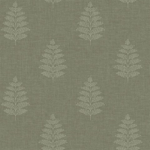 Frond Dark Green Leaf Wallpaper