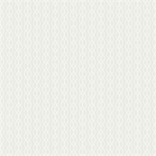 Frost White Vertical Infinity Stripe Wallpaper