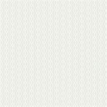 Frost White Vertical Infinity Stripe Wallpaper