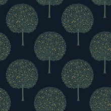Fruit Trees Space Wallpaper