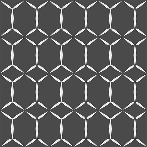 Fusion Black Geometric Wallpaper