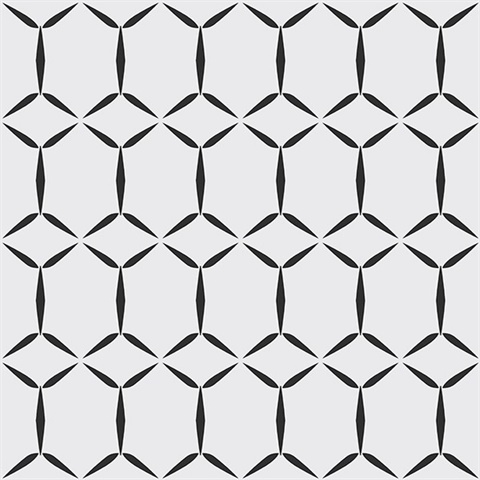 Fusion White Geometric Wallpaper