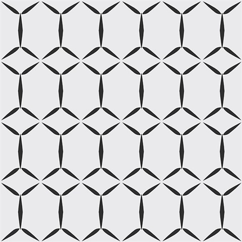 Fusion White Geometric Wallpaper