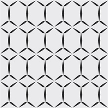 Fusion White Geometric Wallpaper