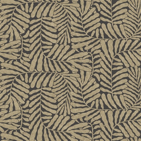 Gabriel Bronze Fern Wallpaper