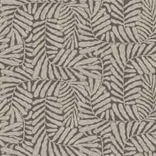 Gabriel Espresso Fern Wallpaper