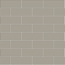 Galley Dark Grey Horizontal Textured Subway Tile Wallpaper