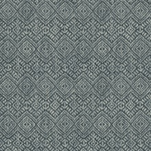 Gallivant Indigo Woven Geometric Wallpaper