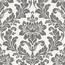 Galois Black Damask Wallpaper