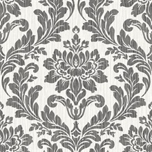 Galois Black Damask Wallpaper