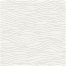 Galyn Dove Pearlescent Glitter Textured Wave Wallpaper