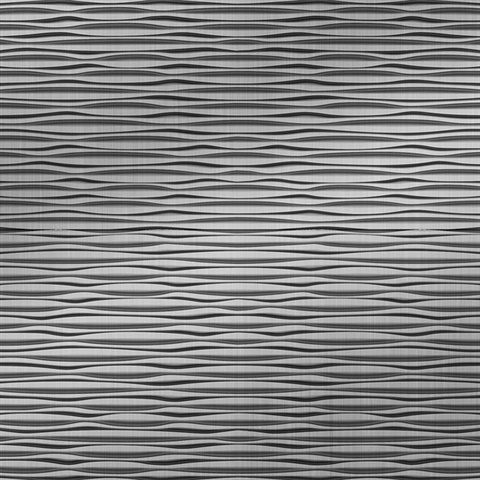 Ganges Ceiling Panels Brushed Aluminum