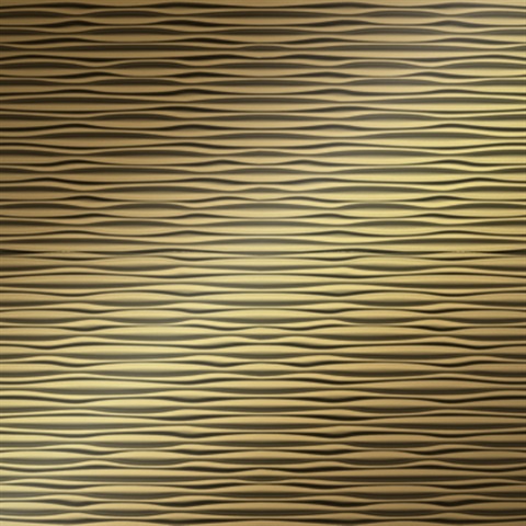 Ganges Ceiling Panels Metallic Gold