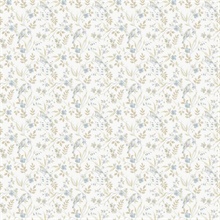 Garden Bird Beige Wallpaper