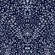Garden Blue Terrace Wallpaper
