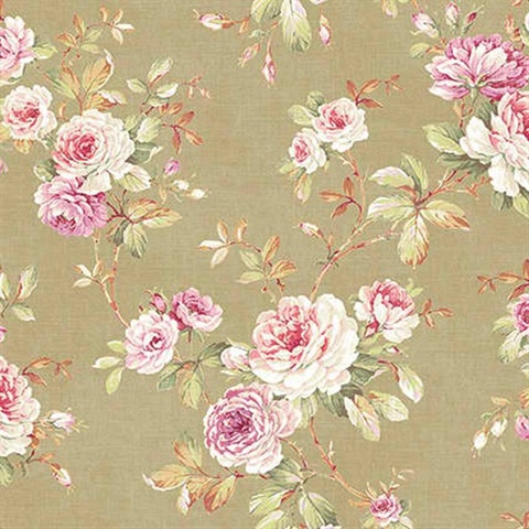 RG61407 | Garden Rose | Wallpaper Boulevard