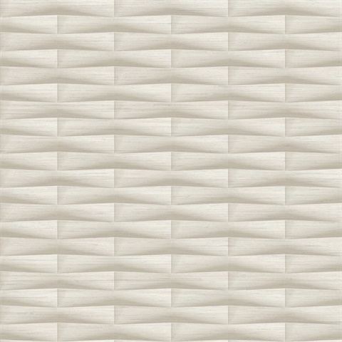 Gator Beige Abstract Geometric Block Stripe Wallpaper