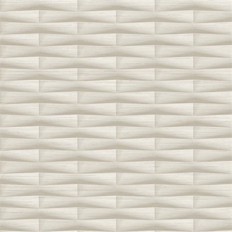 Gator Beige Abstract Geometric Block Stripe Wallpaper