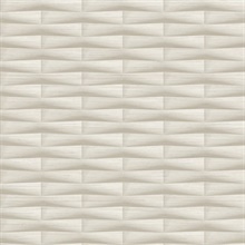 Gator Beige Abstract Geometric Block Stripe Wallpaper