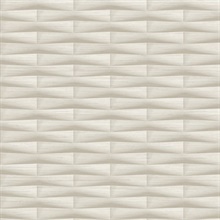 Gator Beige Abstract Geometric Block Stripe Wallpaper