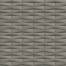 Gator Brown Abstract Geometric Block Stripe Wallpaper