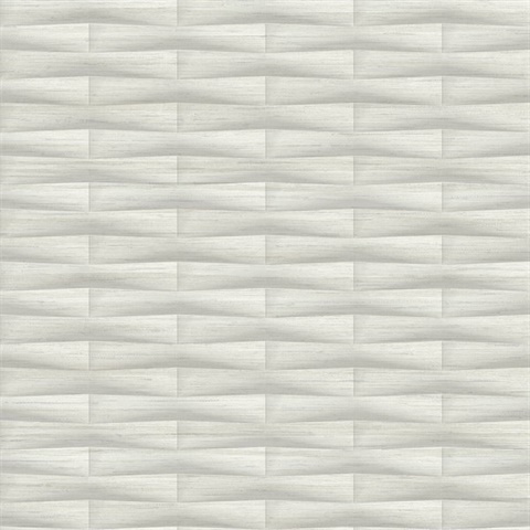 Gator Light Grey Abstract Geometric Block Stripe Wallpaper