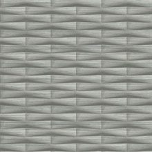 Gator Slate Abstract Geometric Block Stripe Wallpaper