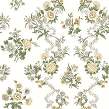 Genevieve Butter Floral Trail Wallpaper
