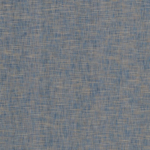 Genji Blue Woven Wallpaper