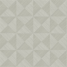 Geo Inlay Lunar Grey Peel and Stick Wallpaper