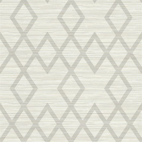 Geo Pampas 54 Misty Grey Commercial Wallpaper