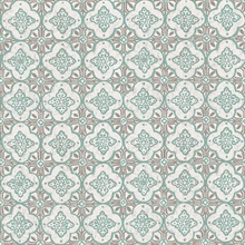 Geo Turquoise Quatrefoil