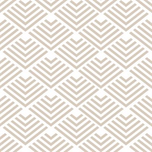 Geometric Chevron Diamond Taupe Peel and Stick Wallpaper