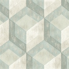 Geometric Green Rustic Tile