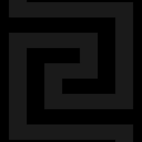 Geometric Maze Geometric Onyx Peel and Stick Wallpaper