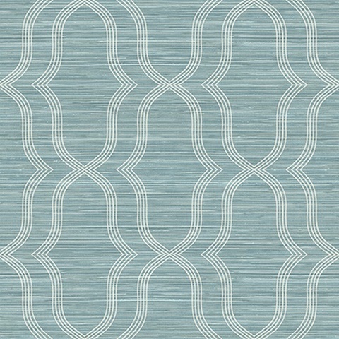 Geometric On Grasscloth On Mylar