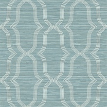 Geometric On Grasscloth On Mylar