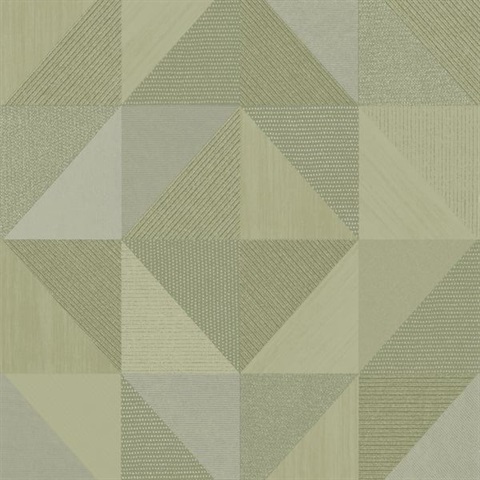 Geometrico Congo Green Italian Wallpaper