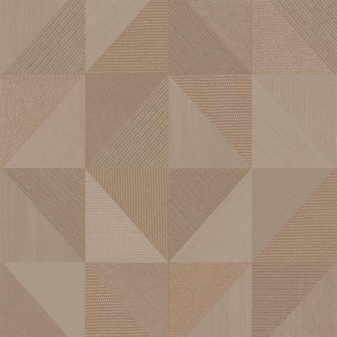 Geometrico Congo Rame Italian Wallpaper