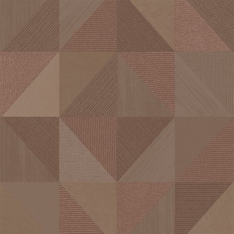Geometrico Congo Red Italian Wallpaper