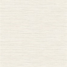 Gering White Gold Textile String Wallpaper