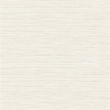 Gering White Gold Textile String Wallpaper