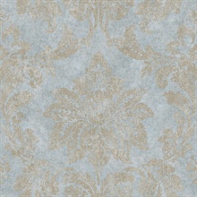 Giles Ocean Patina Damask