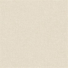 Glen Beige Textured Linen Wallpaper