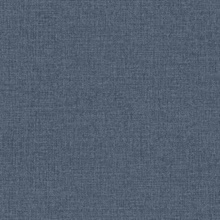 Glen Dark Blue Textured Linen Wallpaper