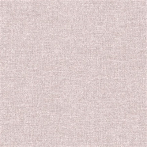 Glen Pink Textured Linen Wallpaper