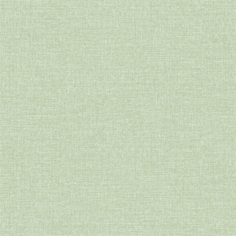 Glen Sage Textured Linen Wallpaper