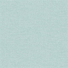 Glen Teal Textured Linen Wallpaper