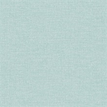 Glen Teal Textured Linen Wallpaper