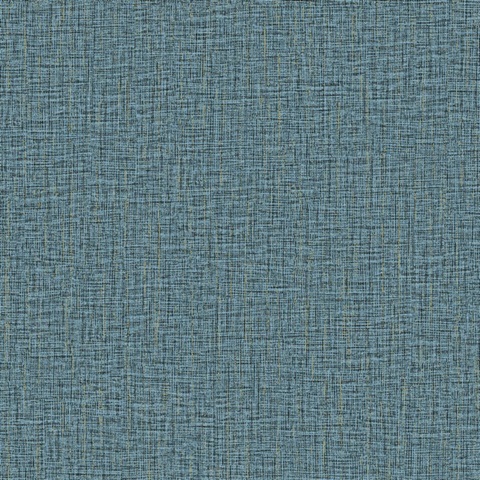 Glenburn Blue Woven Shimmer Wallpaper